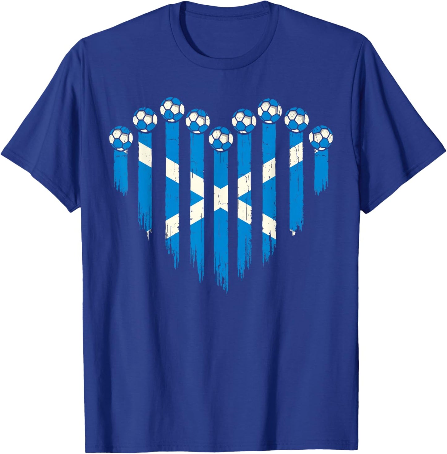 Scottish Flag Novelty Scotland T-Shirt - T-Shirt | Royal