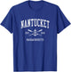 Nantucket MA Vintage gekreuzte Ruder & Bootsanker Sport T-Shirt - T-Shirt | Royal