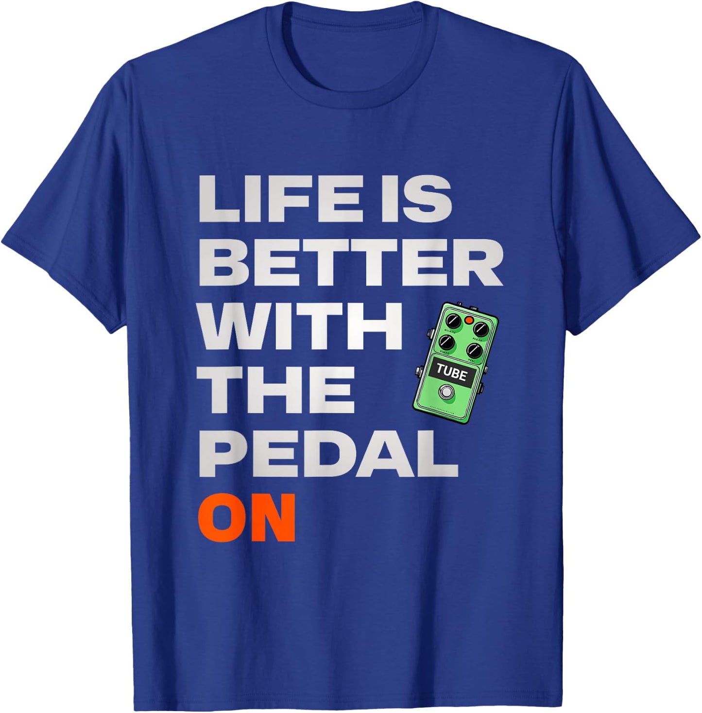 Funny Guitarist Guitar Players Effect Pedal Overdrive T-Shirt - T-Shirt | Royal