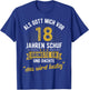 18th Birthday as God Created Me 18 Years Ago , black T-Shirt - T-Shirt | Royal