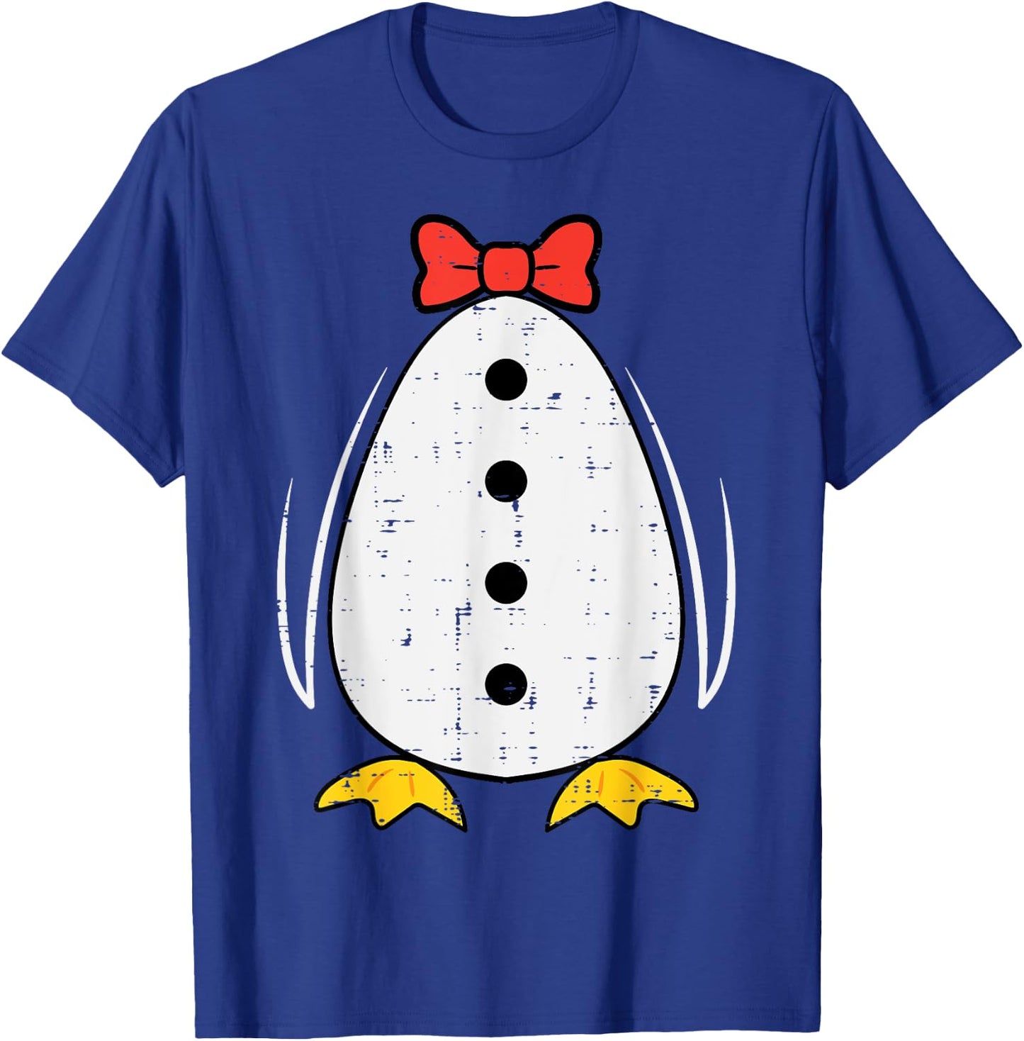 Penguin Costume Halloween Boys Girls Kids Toddler Women Men T-Shirt - T-Shirt | Royal