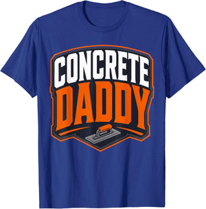 Dad Concrete Finisher Father Concrete Worker T-Shirt - T-Shirt | Royal