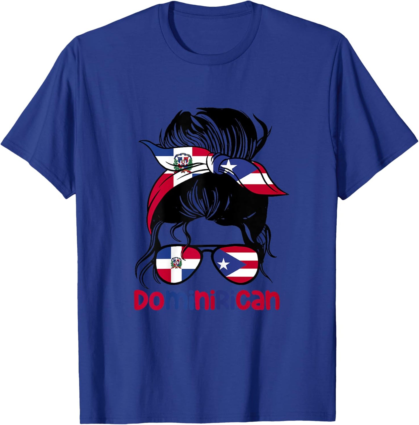 Dominirican Roots Half Dominicana half Puerto Rican T-Shirt - T-Shirt | Royal