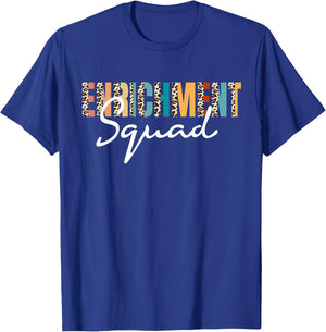 Enrichment Squad Leopard Pattern Recreation Specialist T-Shirt - T-Shirt | Royal