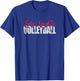 Lady Knights Volleyball Team Mascot Spirit Wear T-Shirt - T-Shirt | Royal
