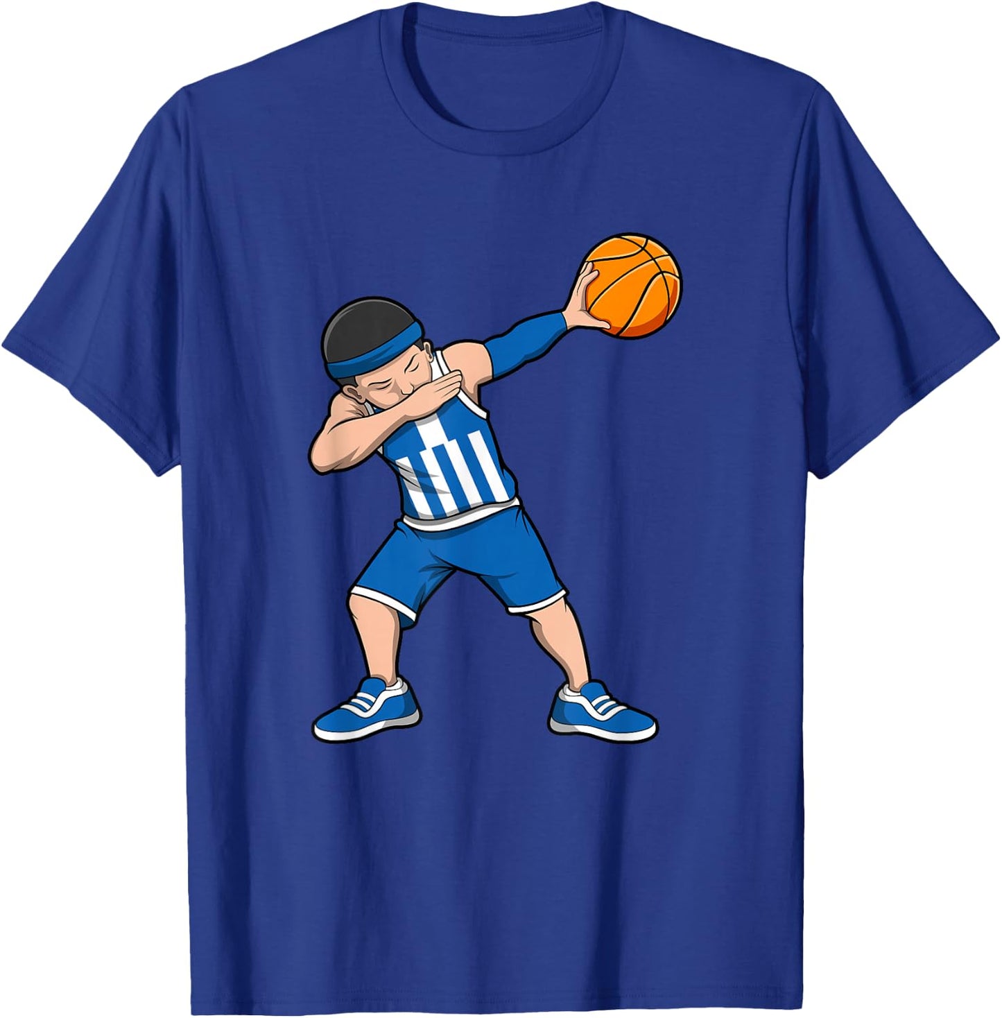 Griechenland Basketball Trikot Griechenland Basketball T-Shirt - T-Shirt | Royal