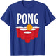 Funny Beer Pong drinking Halloween Carnival Partner Costume T-Shirt - T-Shirt | Royal