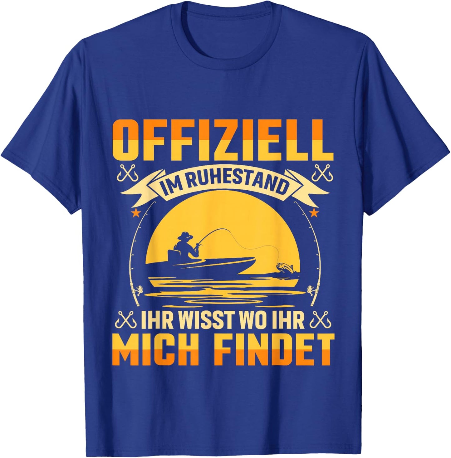 Ruhestand Angeln Spruch Ruhestand Abschiedsgeschenk T-Shirt - T-Shirt | Royal