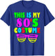 This Is My 80-s Costume 70's 80's Party T-Shirt - T-Shirt | Royal
