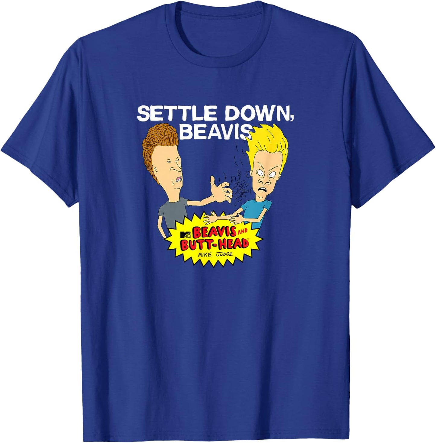 Beavis and Butthead - Settle Down T-Shirt - T-Shirt | Royal