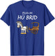 Funny Hybrid Plug-in Car Horse Word Game HÜ BRID , black T-Shirt - T-Shirt | Royal