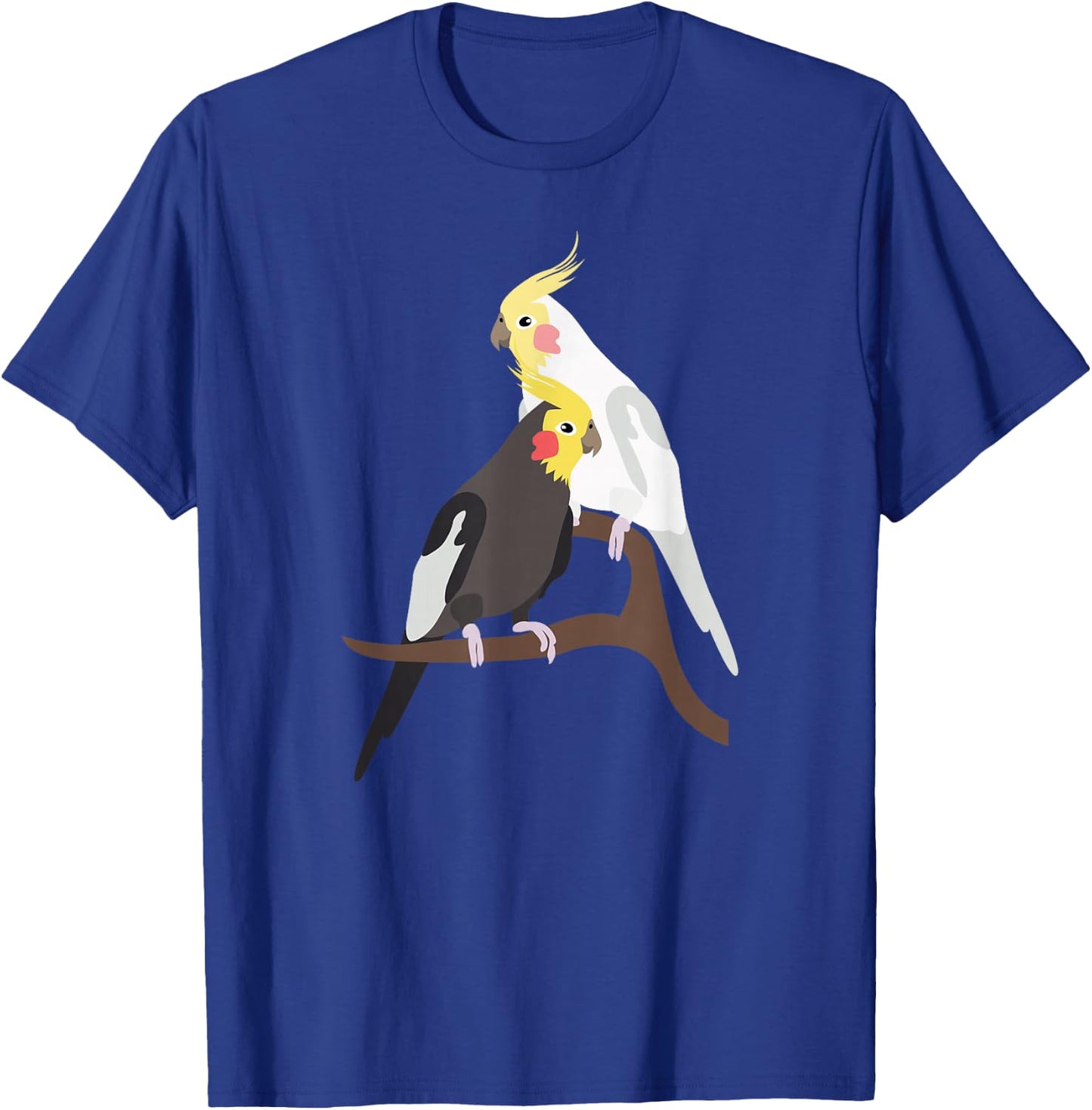 Nymphensittich Vogelpaar T-Shirt - T-Shirt | Royal