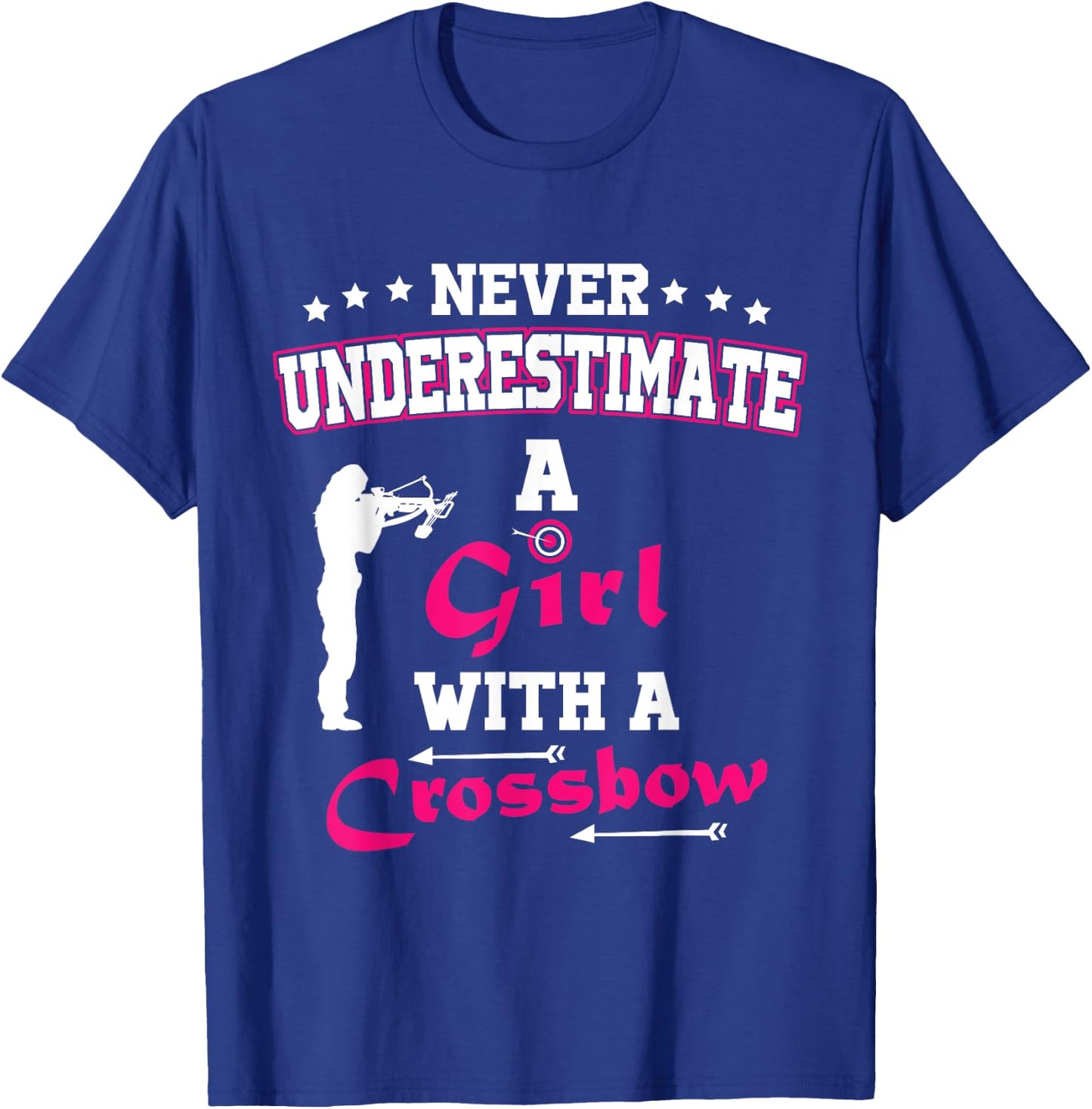 Archery Crossbow Girl Medieval Archery T-Shirt - T-Shirt | Royal