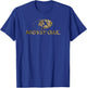Mossy Oak Nature Camouflage Classic Outdoors Logo V2 T-Shirt - T-Shirt | Royal