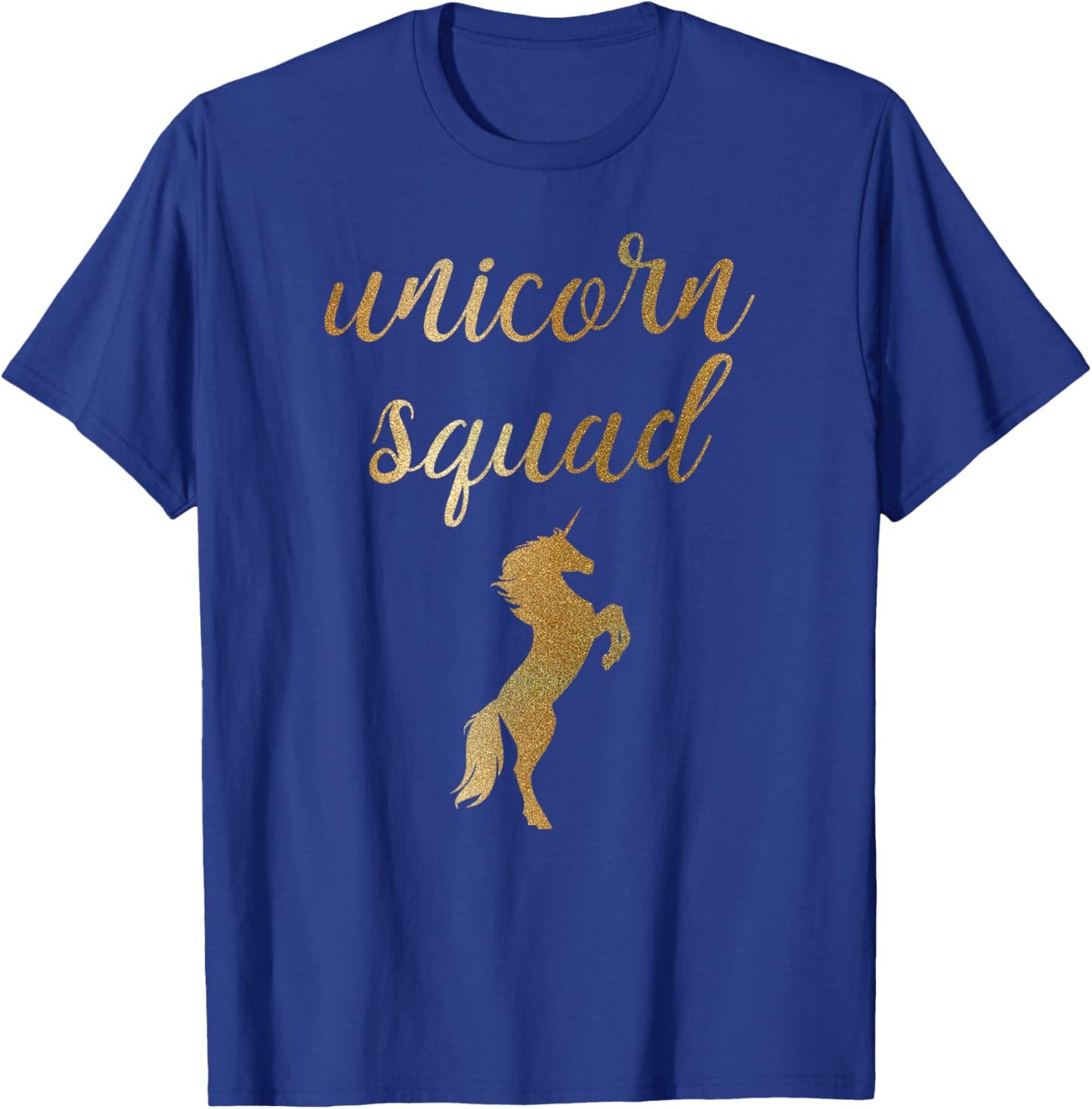 Unicorn Squad Gold Shirt Unicorn T-Shirt - T-Shirt | Royal