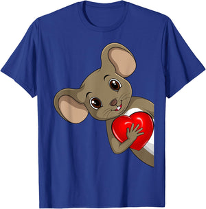 Maus Damen Kinder Mädchen Mäuse T-Shirt - T-Shirt | Royal