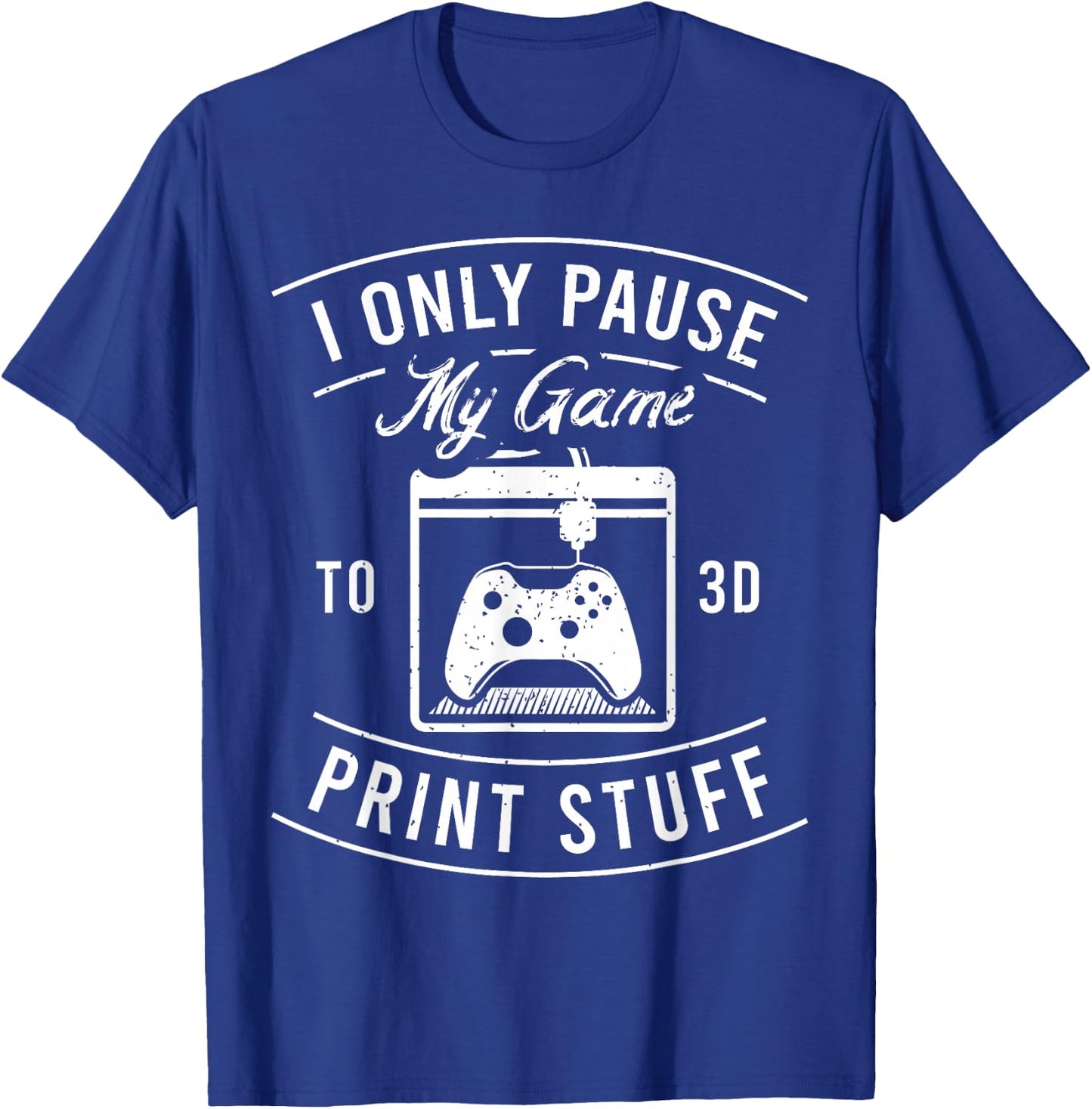 3D Printing for a 3D-Printer Enthusiast T-Shirt - T-Shirt | Royal