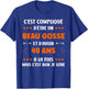 Beau Gosse 40 Years Funny Man Birthday 40 Years , Black, S T-Shirt - T-Shirt | Royal