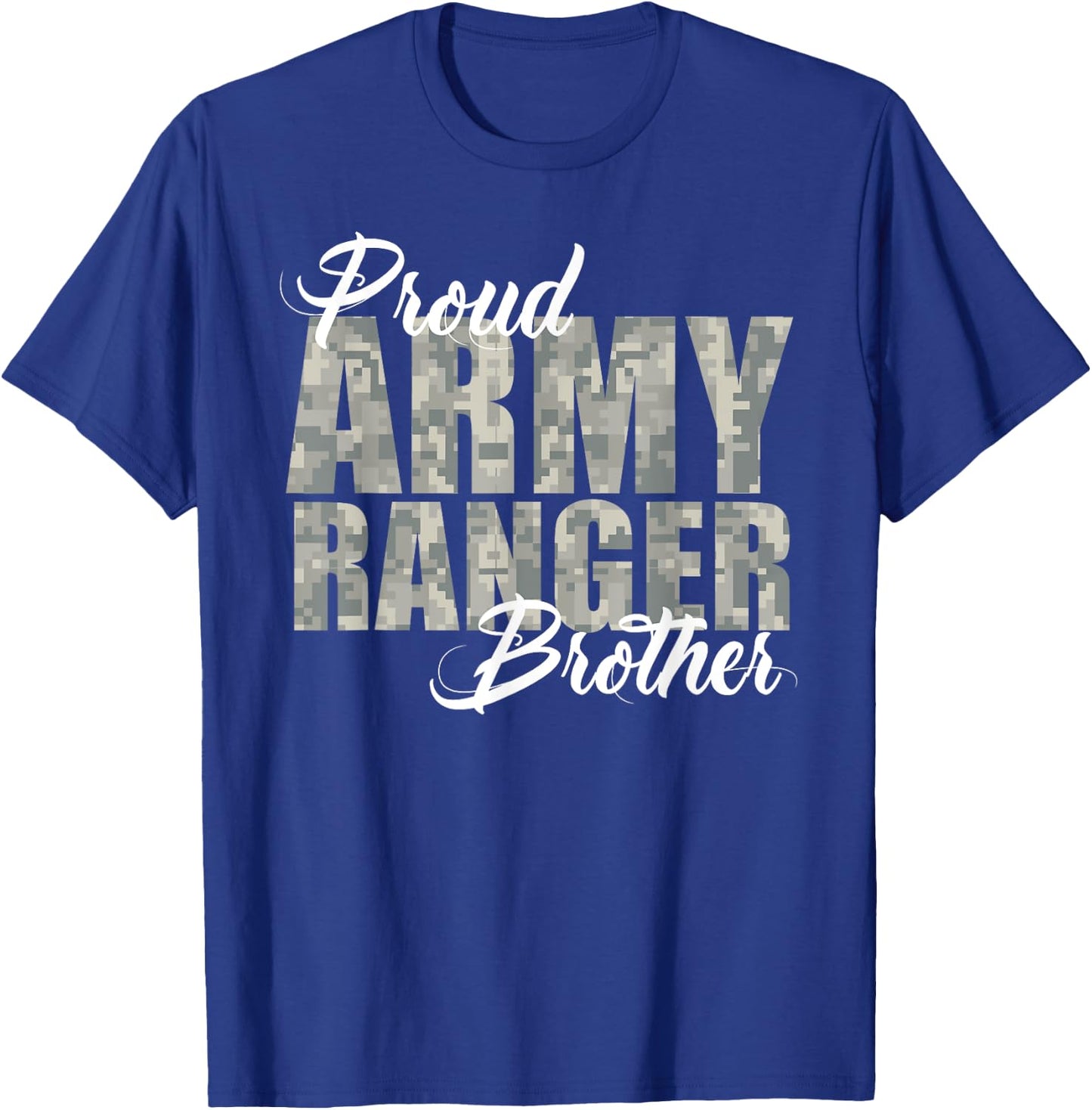 Proud Army Ranger Brother T-Shirt - T-Shirt | Royal