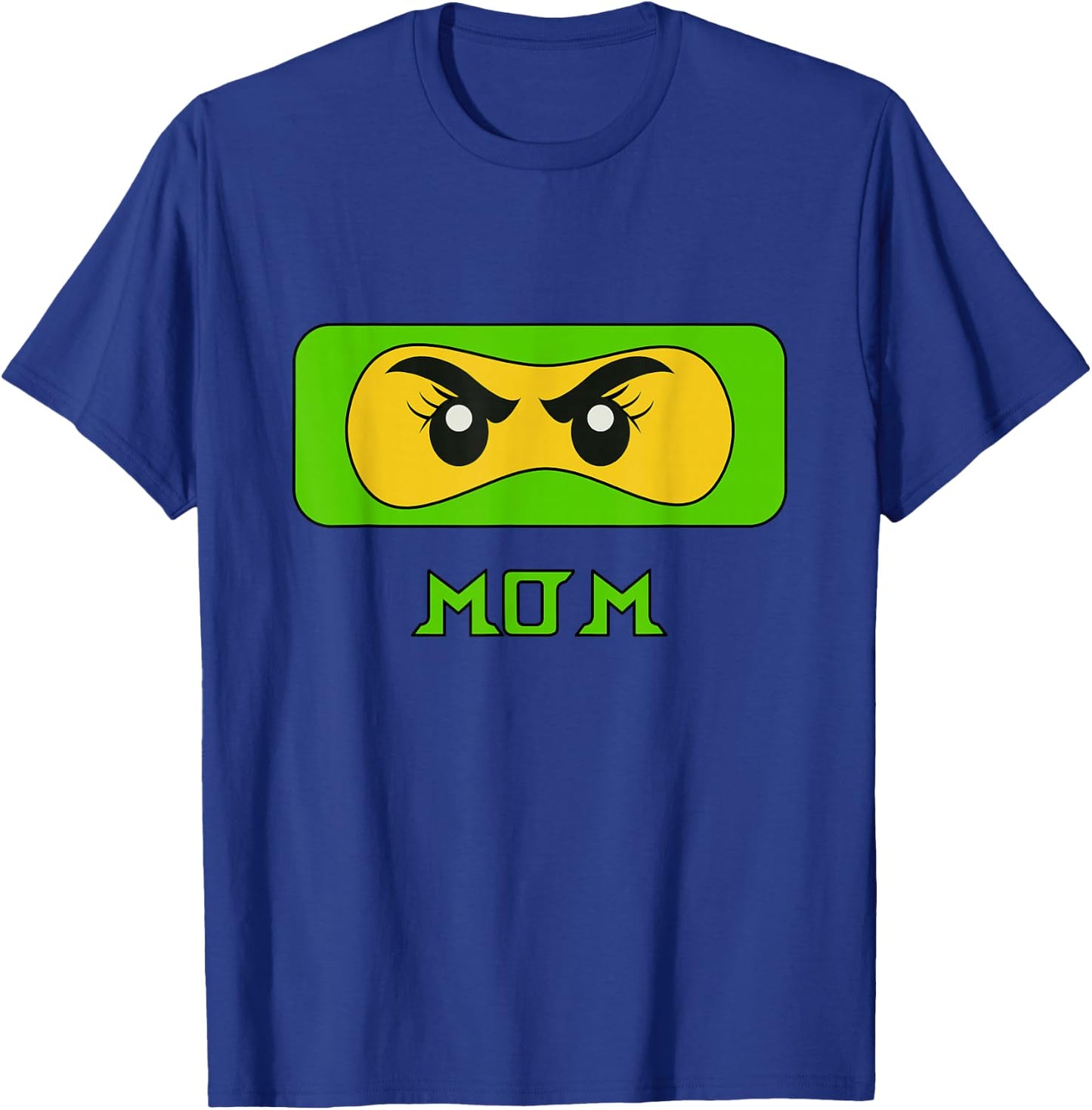 Mama Ninja Face Family T-Shirt - T-Shirt | Royal