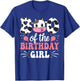 Brother Of The Birthday Girl Cow Family Matching 1st T-Shirt - T-Shirt | Royal