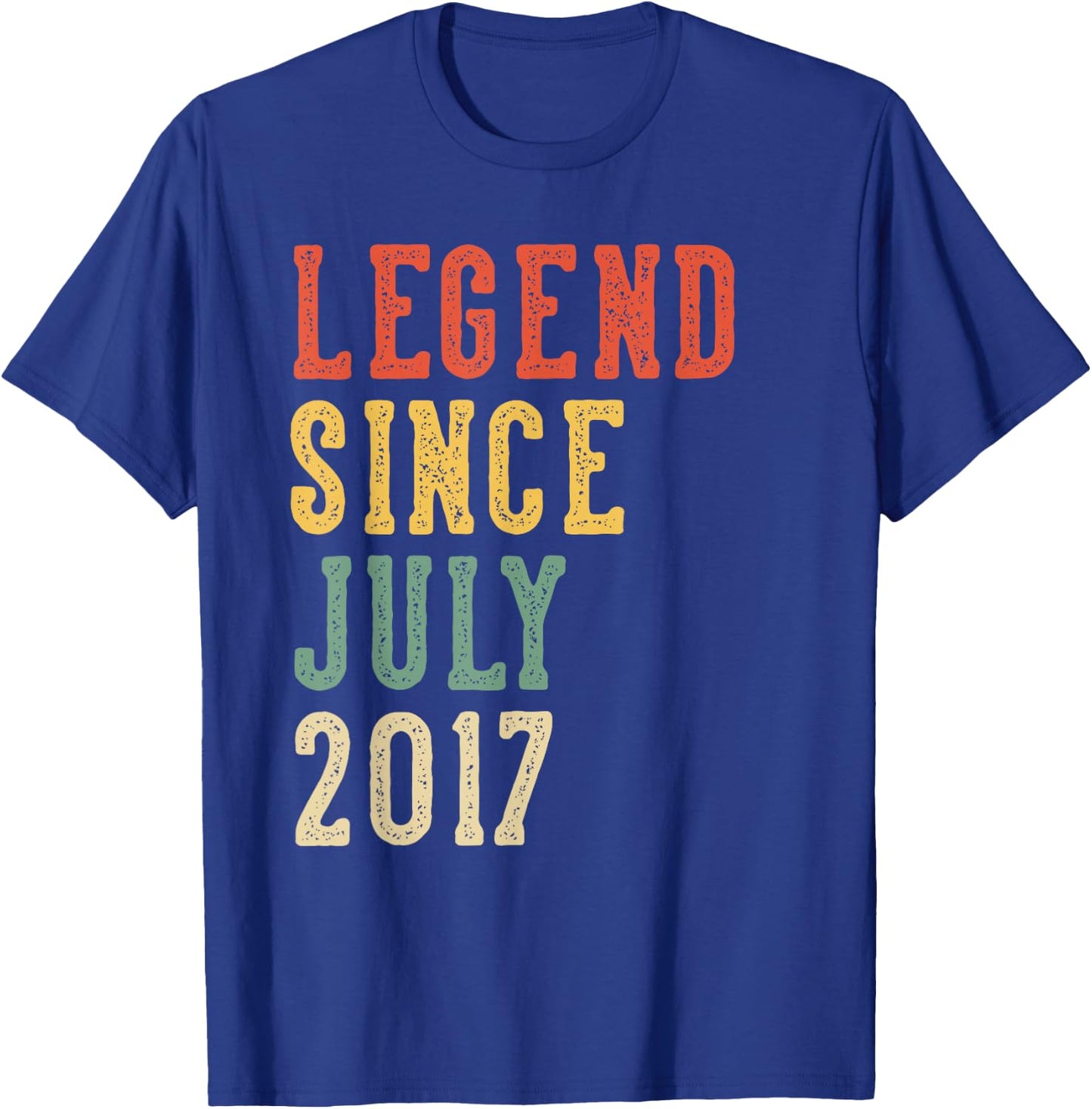 Legend Since July 9th Birthday 2017 Men Women 9 Year Old T-Shirt - T-Shirt | Royal