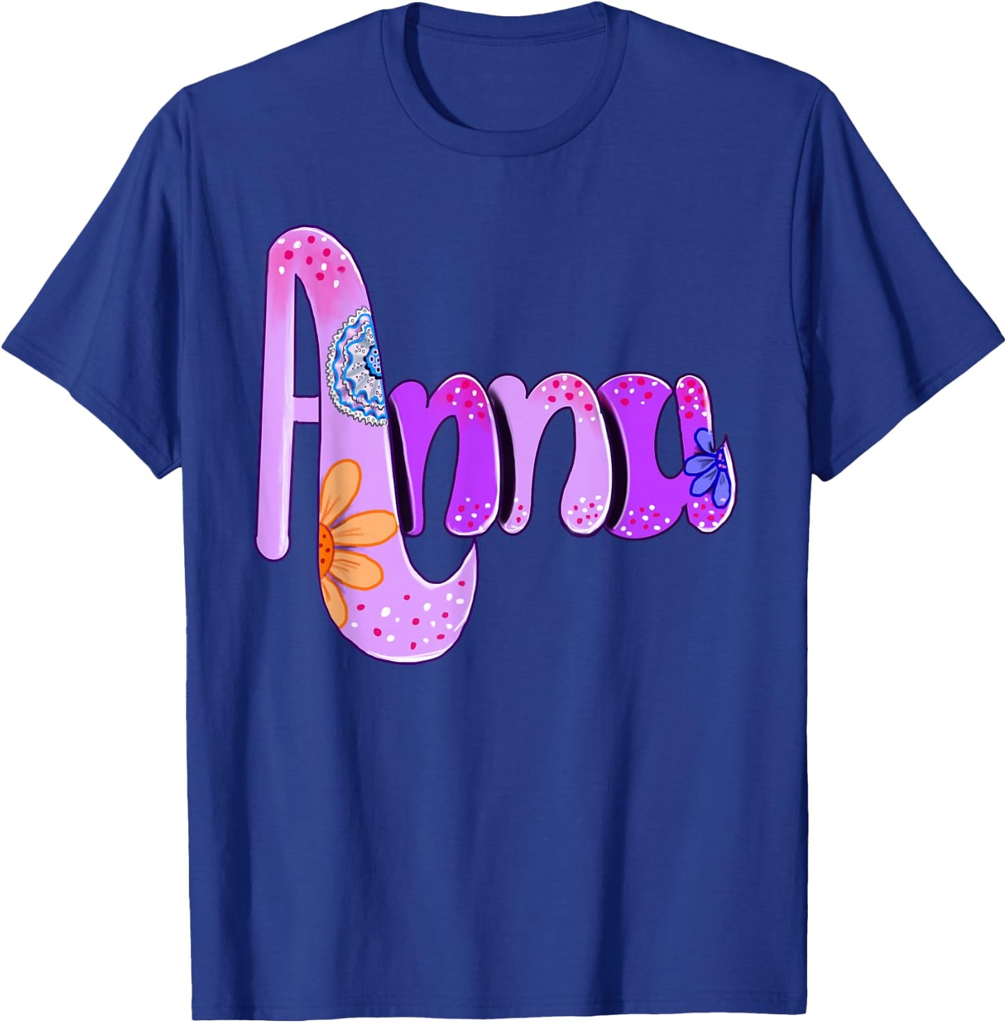 Anna Custom Name for Girls and Women T-Shirt - T-Shirt | Royal