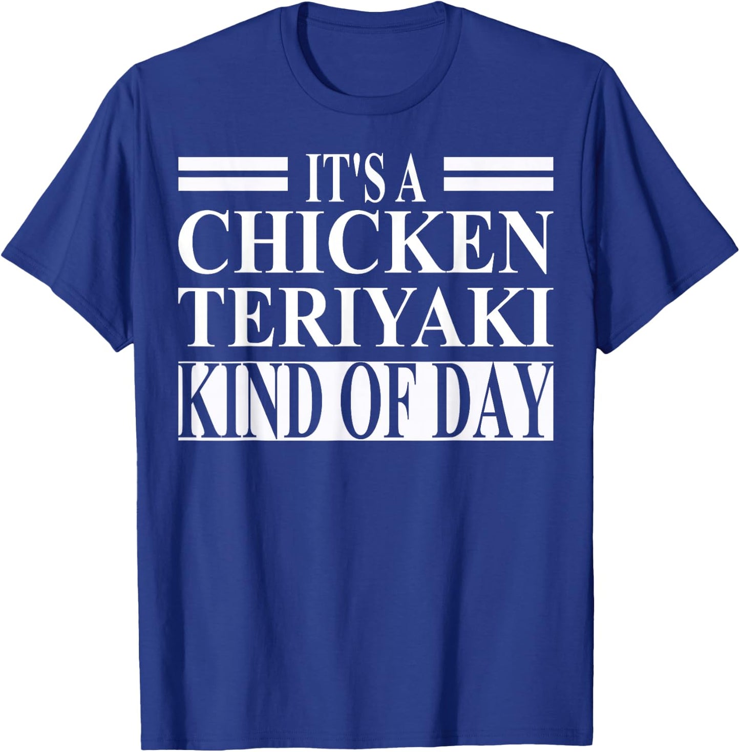 Chicken Teriyaki Apparel | Cute Chicken Lovers Design T-Shirt - T-Shirt | Royal