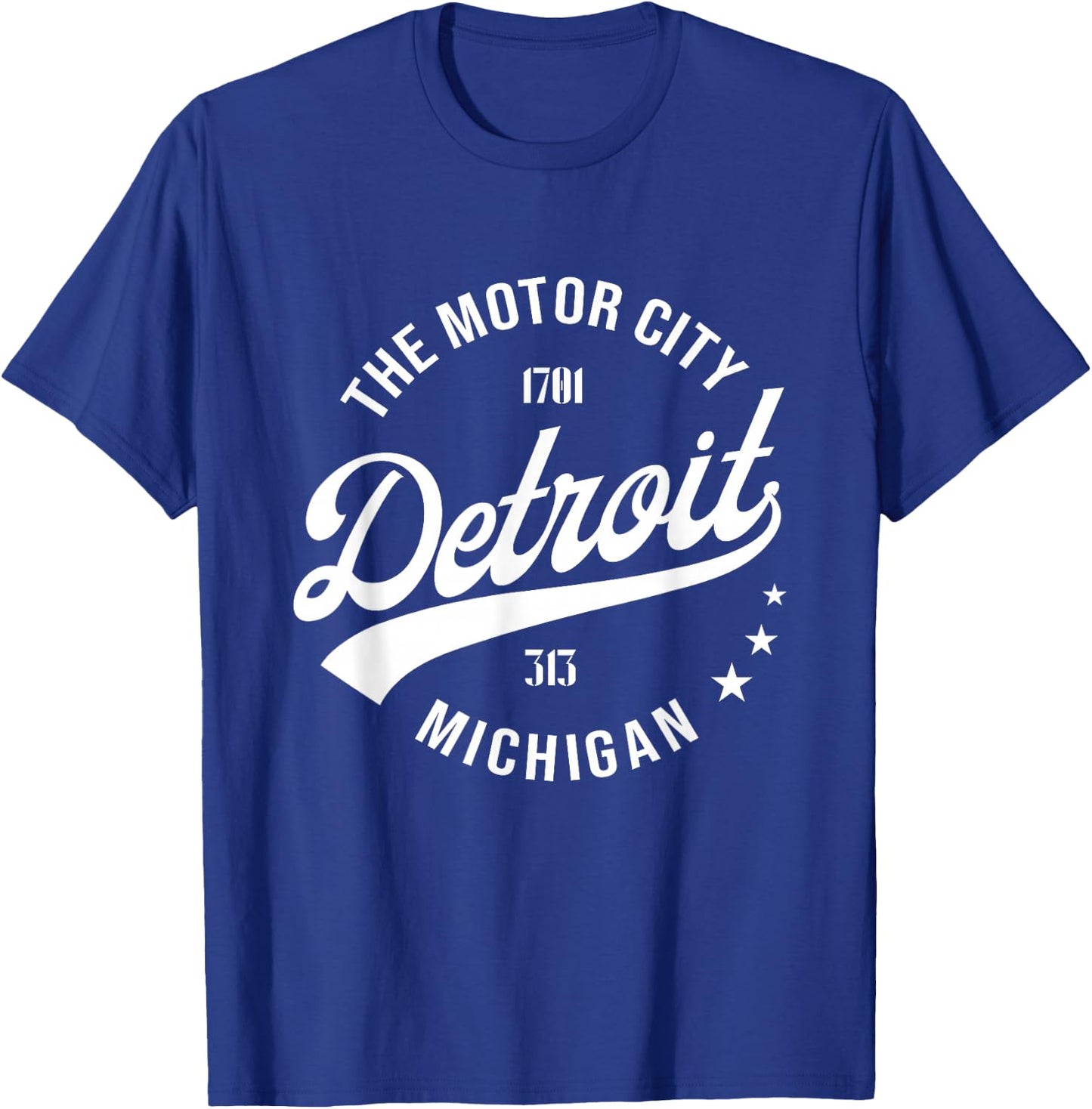 Detroit Classic T-Shirt - T-Shirt | Royal