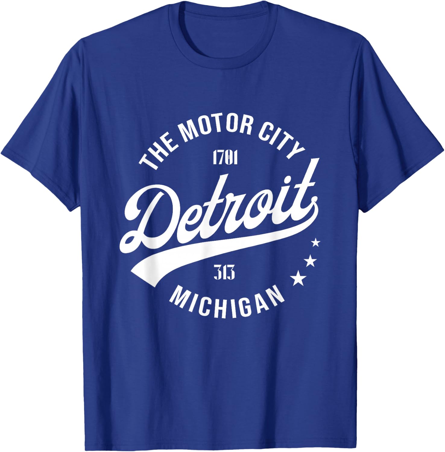 Detroit Classic T-Shirt - T-Shirt | Royal