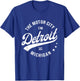 Detroit Classic T-Shirt - T-Shirt | Royal