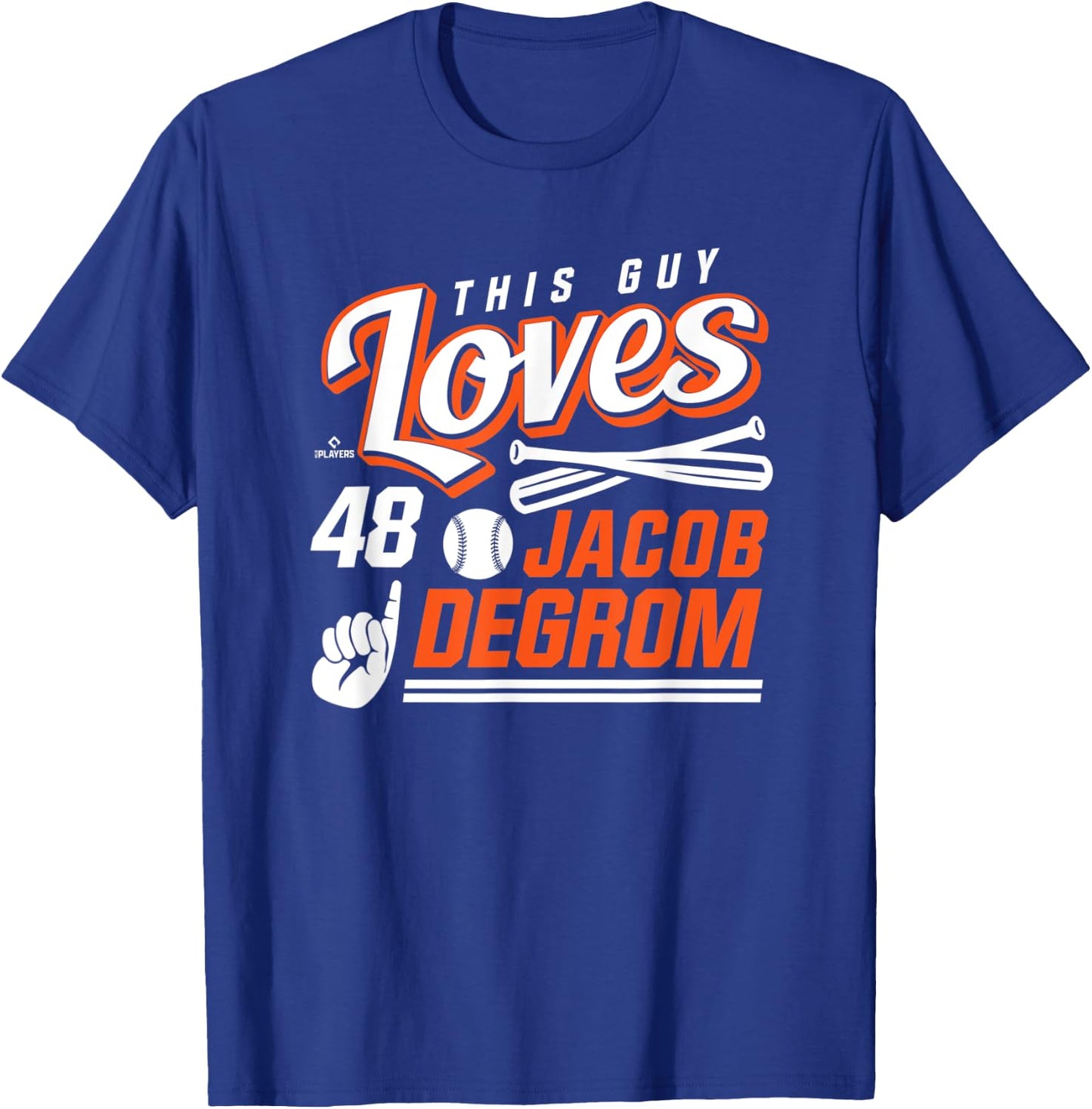 This Guy Loves Jacob deGrom T-Shirt - T-Shirt | Royal