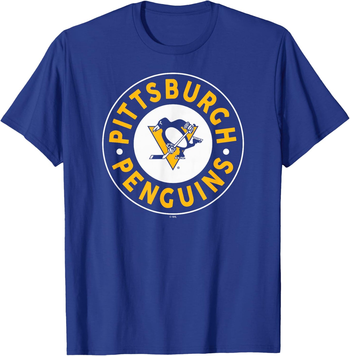 Pittsburgh Penguins Symbol Black Officially Licensed T-Shirt - T-Shirt | Royal