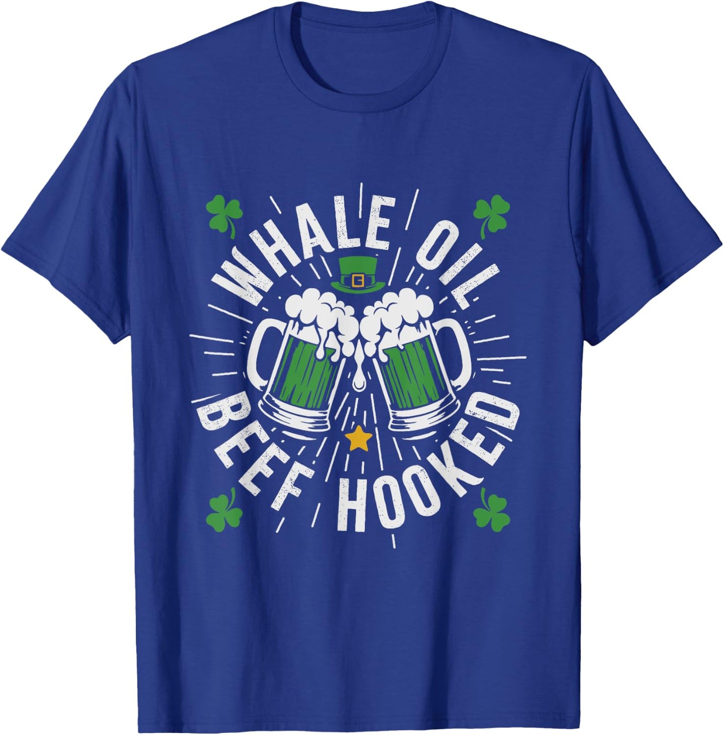Whale Oil Beef Hooked T-Shirt - T-Shirt | Royal