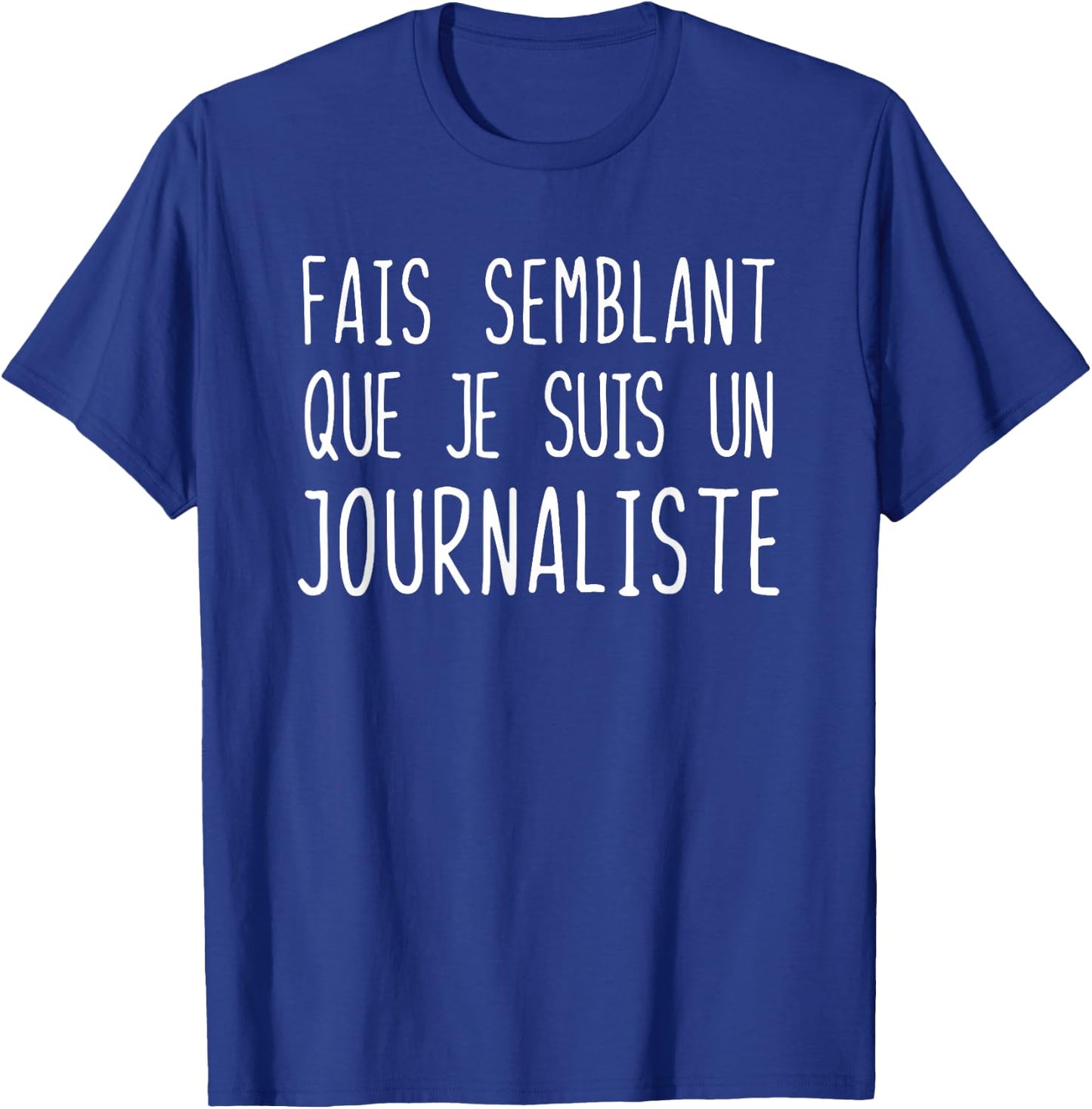 Funny Journalist Costume for Halloween Costume , Black, S T-Shirt - T-Shirt | Royal