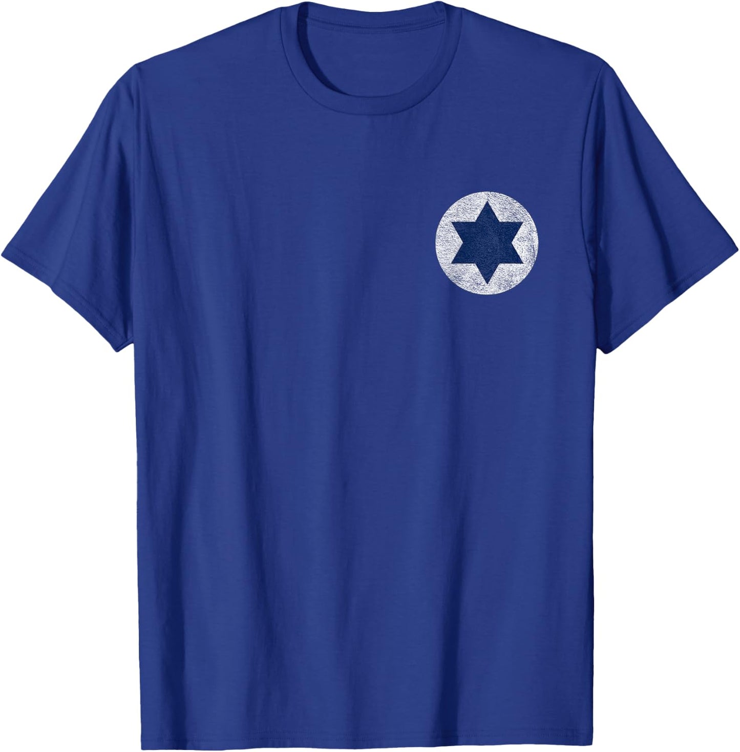 Israeli Air Force Israel Defense Roundel Flag Star of David T-Shirt - T-Shirt | Royal