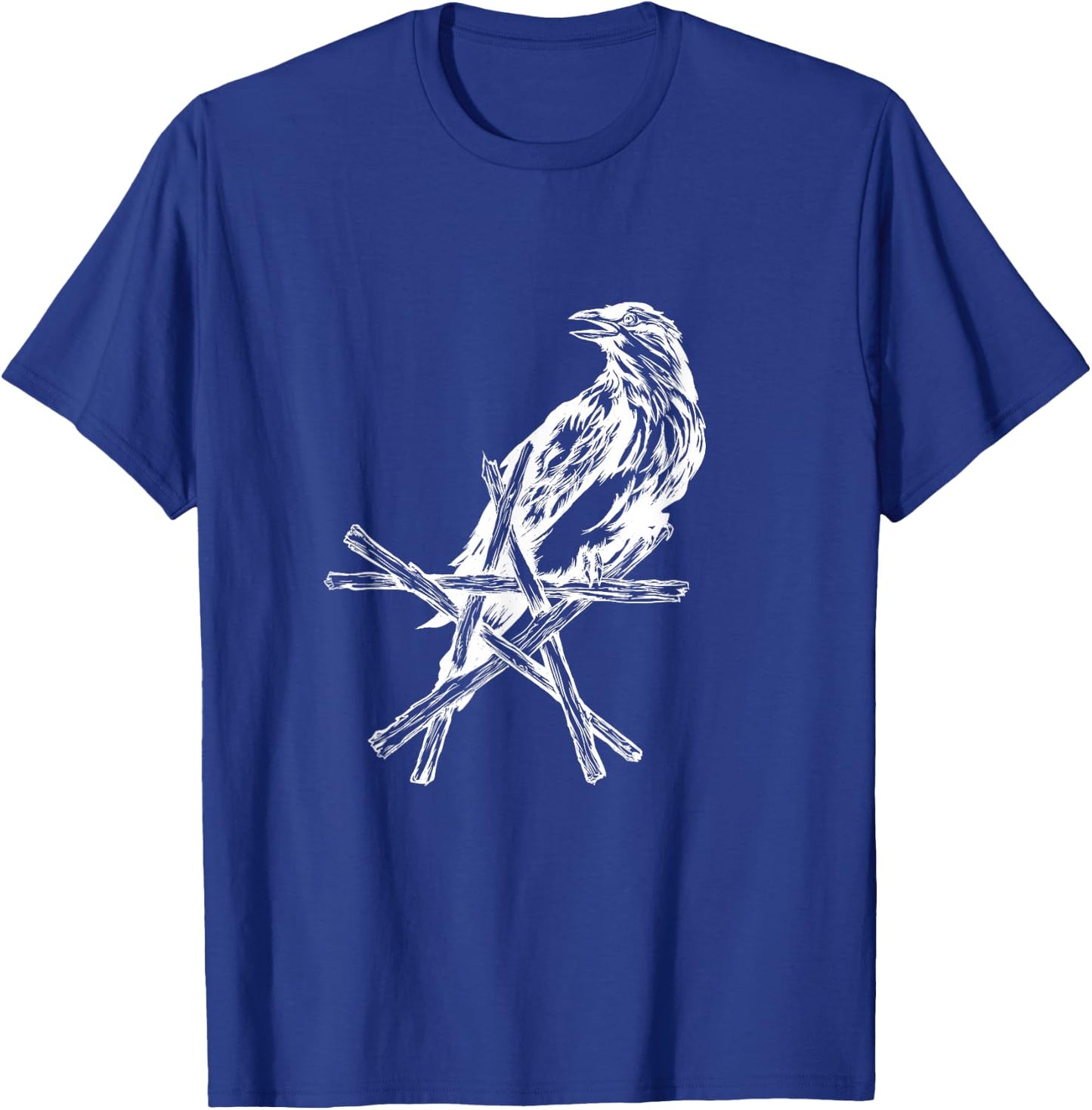 Crow Star Raven Pentacle Pentagram Wicca Witchcraft Shirt T-Shirt - T-Shirt | Royal