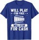 Xylophone Music Xylophone Player Play For Free Xylophonist T-Shirt - T-Shirt | Royal