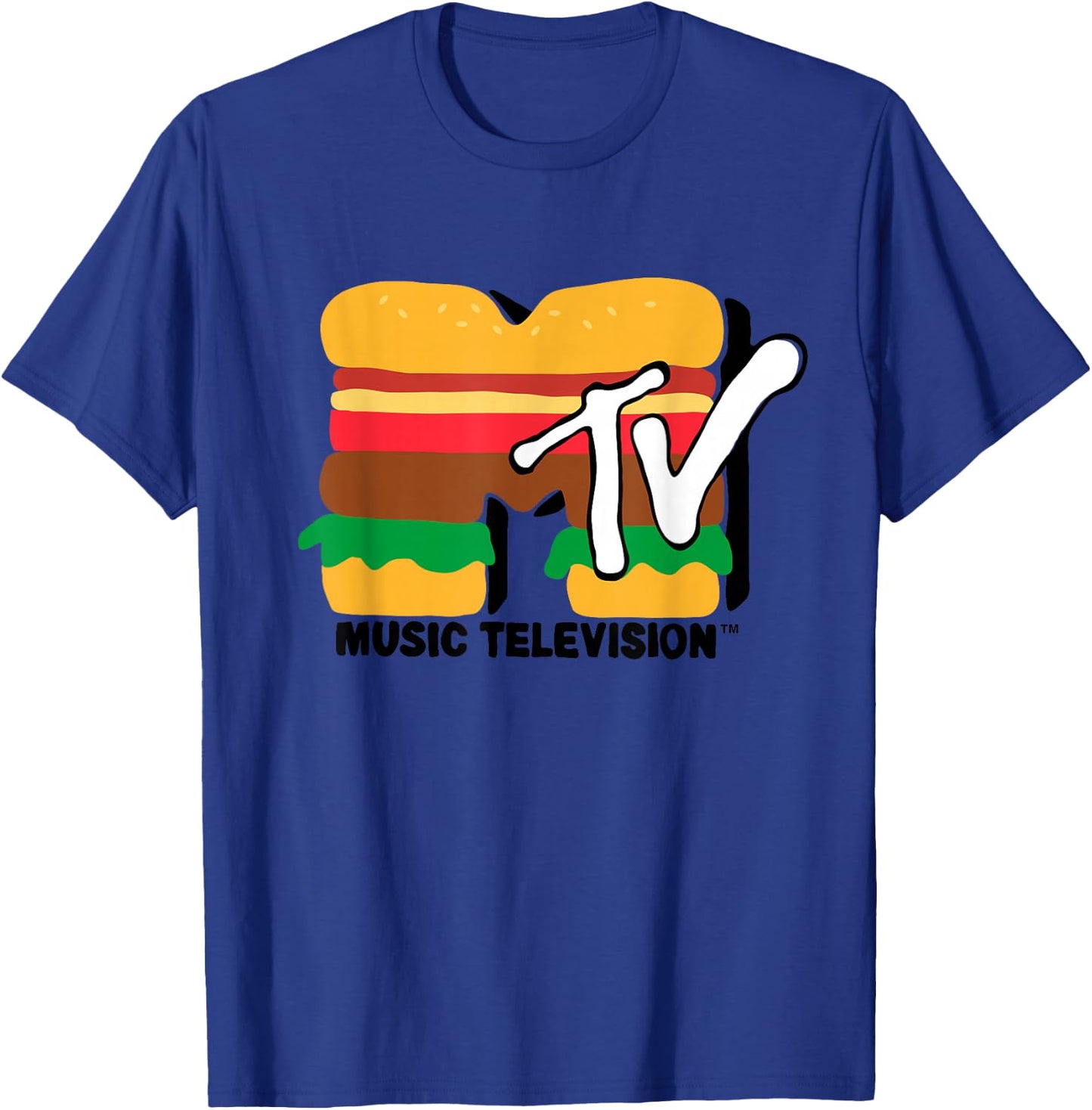 MTV - Burger TV T-Shirt - T-Shirt | Royal