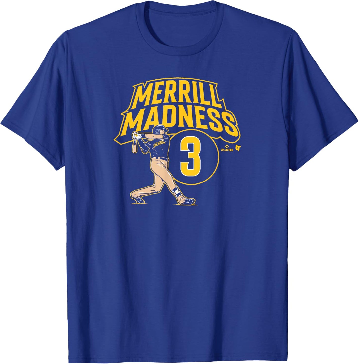 Jackson Merrill - Merrill Madness - San Diego Baseball T-Shirt - T-Shirt | Royal