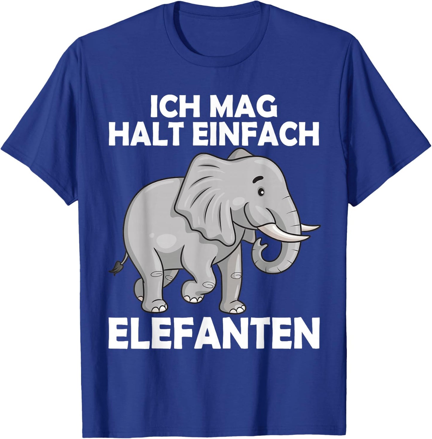 Ich Mag Halt Simple Elephant Sweet Elephant Safari T-Shirt - T-Shirt | Royal