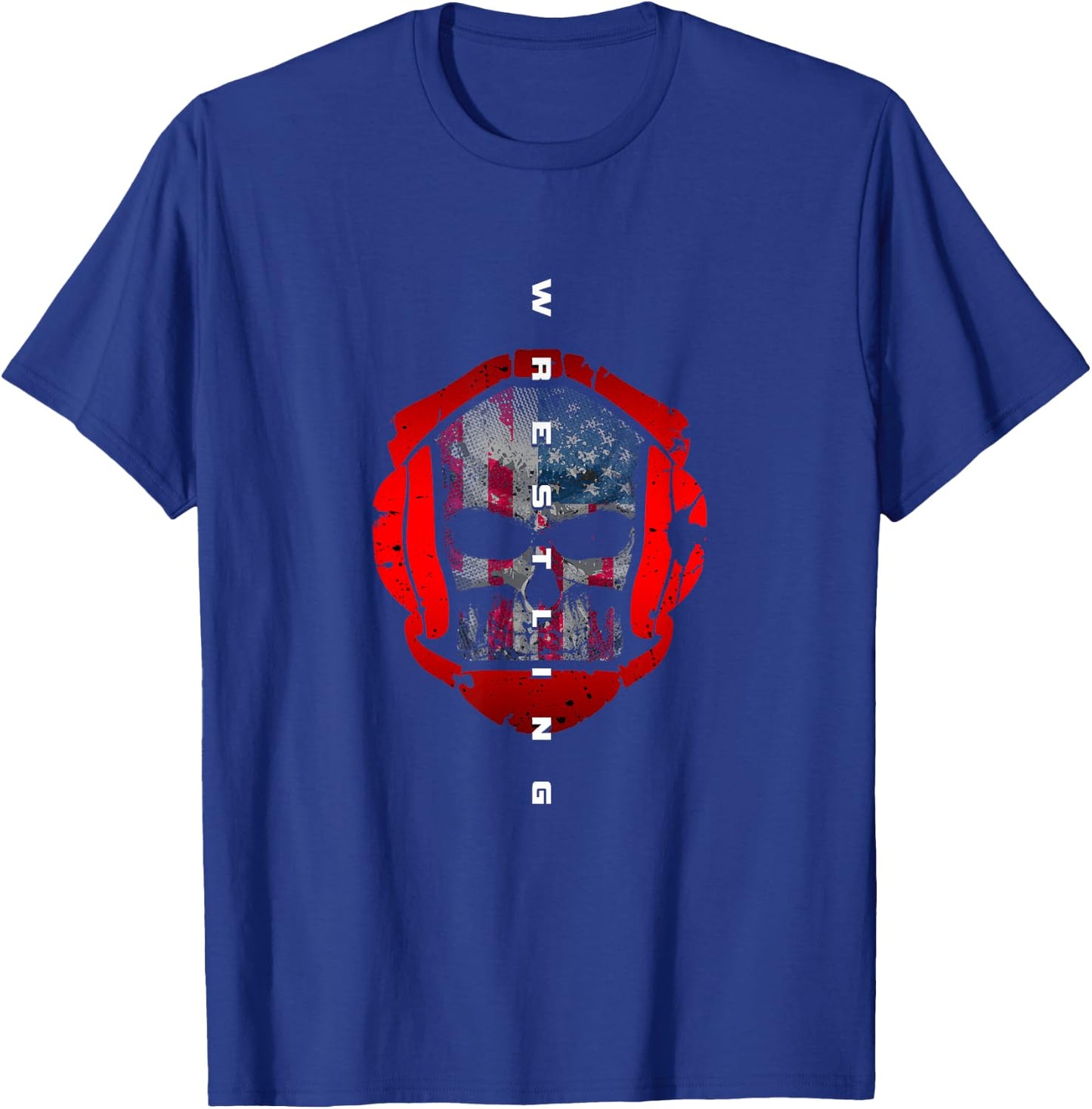 Wrestling Apparel - Wrestling Kids Men T-Shirt - T-Shirt | Royal