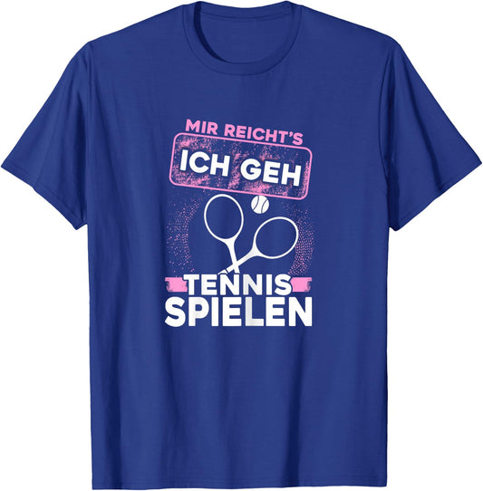 Women's Tennis Racket Tennis Ball Women Tennis Girls , black T-Shirt - T-Shirt | Royal