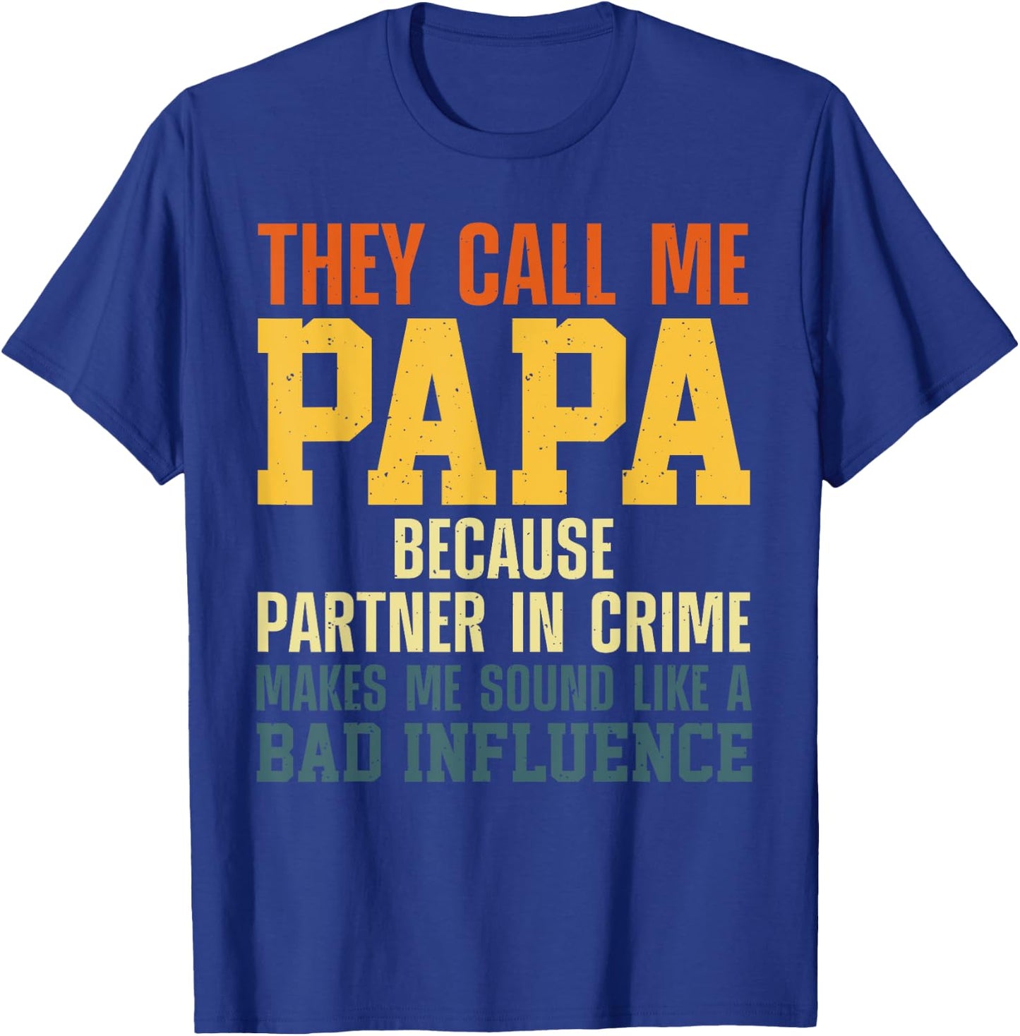 Best Papa Art For Grandpa From Grandkids Father's Day Papa T-Shirt - T-Shirt | Royal