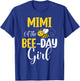 Mimi Of The Bee Day Girl Birthday Party Matching T-Shirt - T-Shirt | Royal