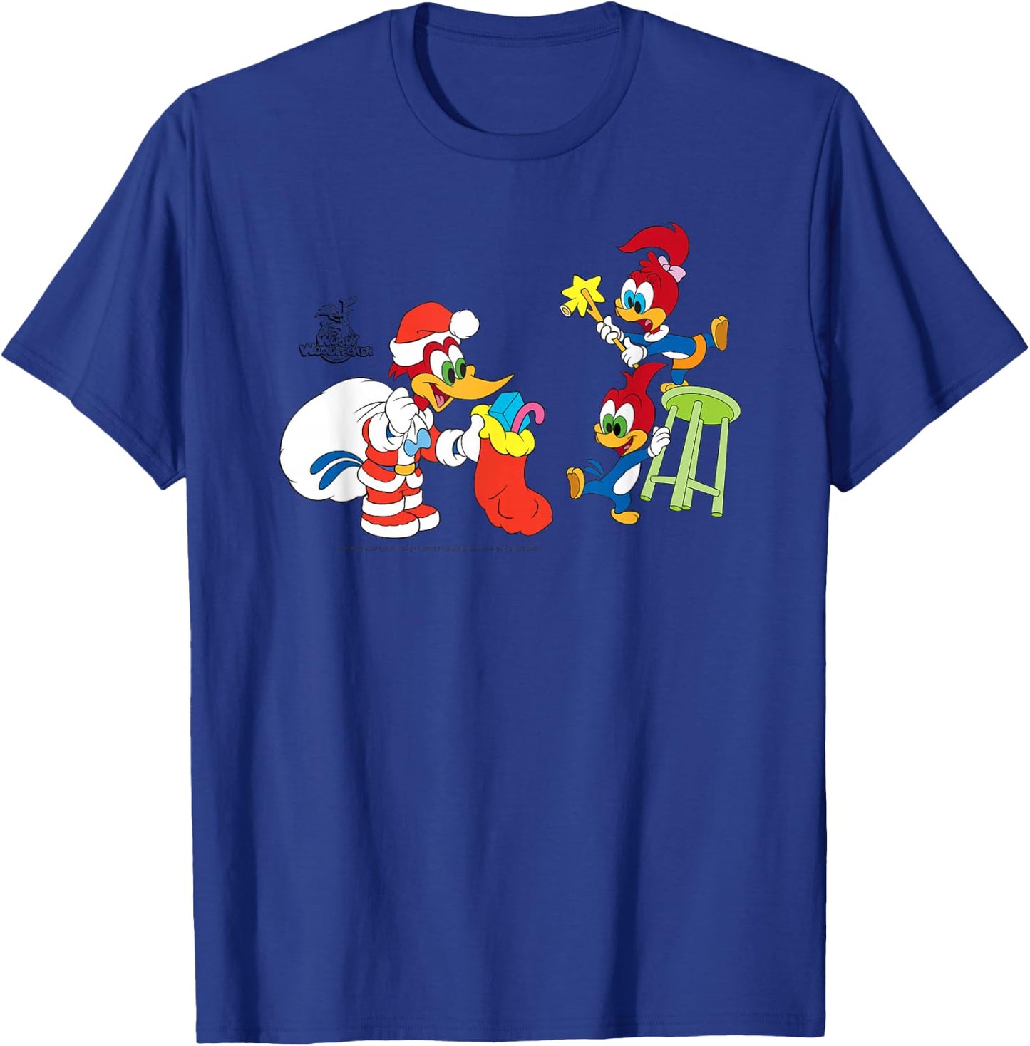 Woody Woodpecker Holiday T-Shirt - T-Shirt | Royal