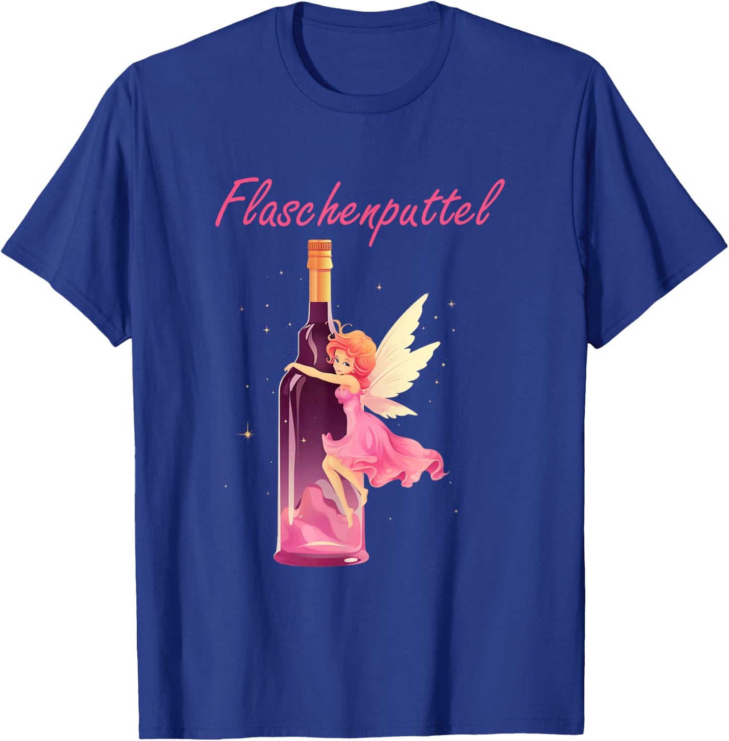 Funny Party Fairy Bottle Putty Party Fairy Alcohol Drinking , black T-Shirt - T-Shirt | Royal