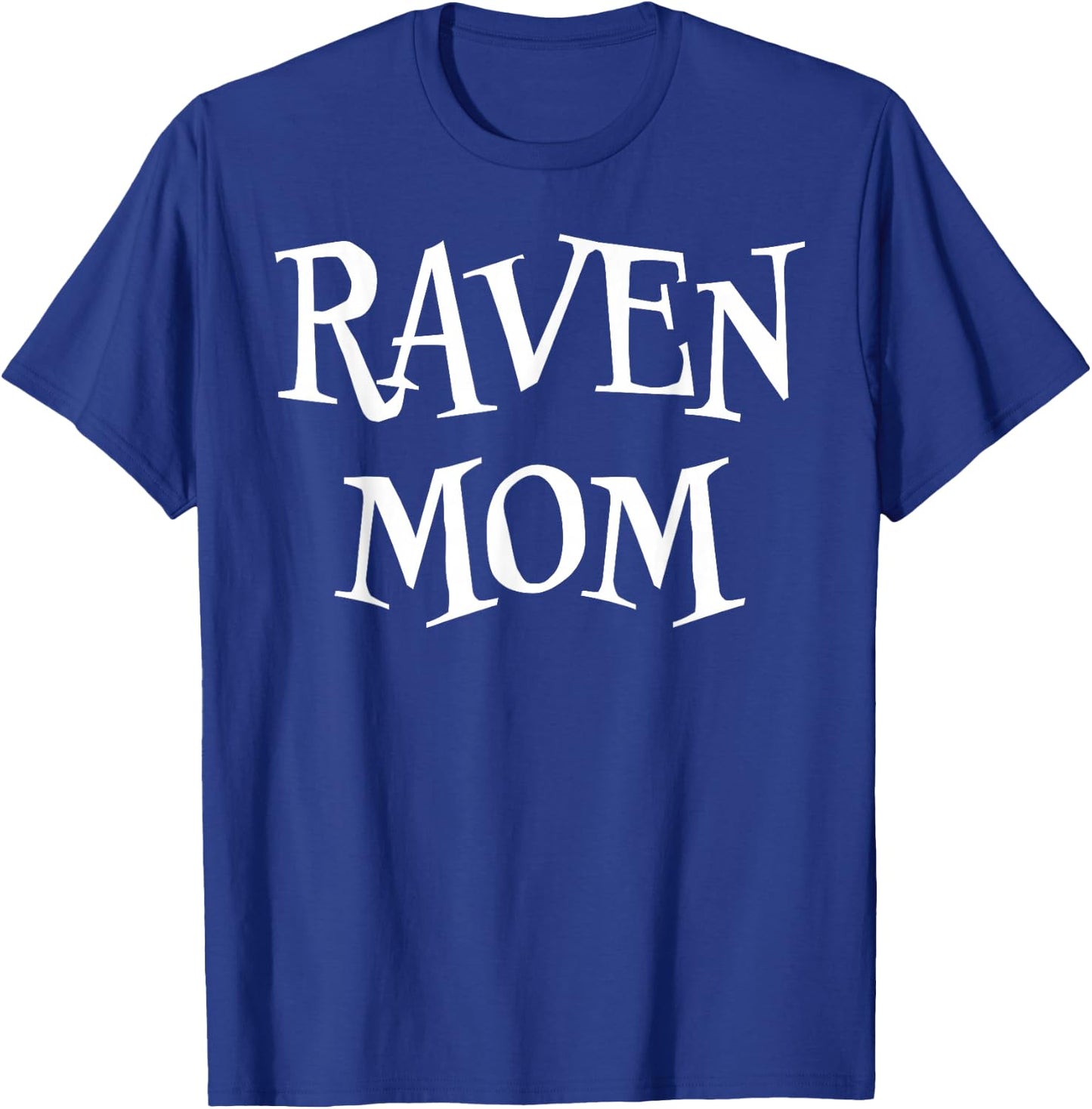 Raven mom Funny Cute Halloween Raven Lover Scary Spooky T-Shirt - T-Shirt | Royal