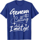 Funny Geneva Is Calling and I Must Go - Switzerland Travel T-Shirt - T-Shirt | Royal