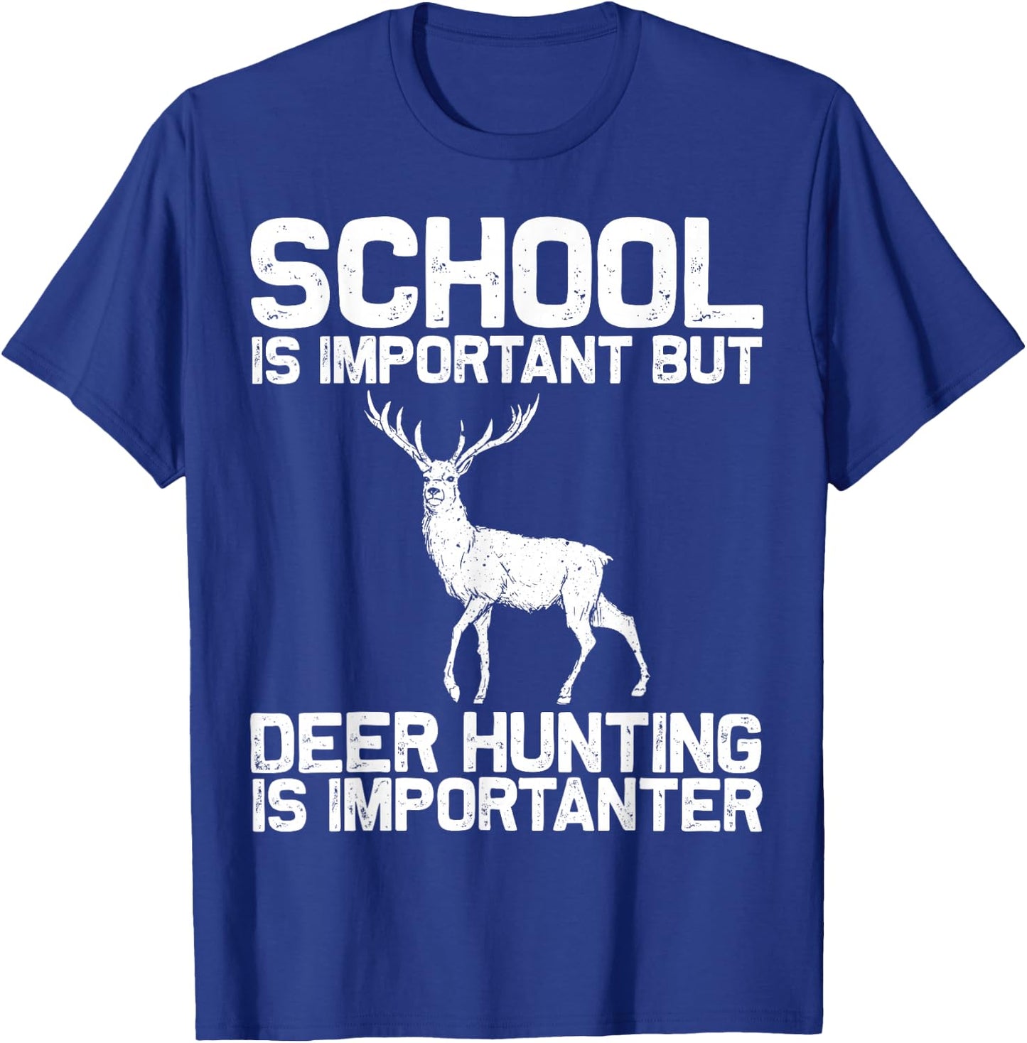 Deer Hunting Design For Boys Men Deer Hunter Deer Hunting T-Shirt - T-Shirt | Royal